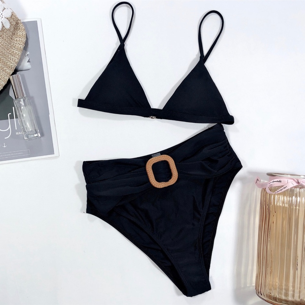 2458 black high waist swimsuits - Picture 4 of 7